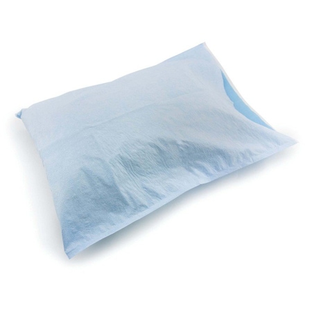Mckesson Blue Tissue/Poly Disposable Pillowcase, 21 x 30 Inch, 100PK 18-918